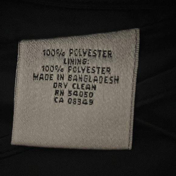 Vintage Kasper Black Sleeveless Scoop Neck Plus Size Shift Dress - Picture 6 of 7